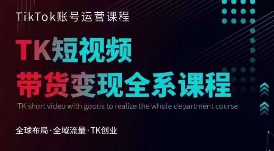 Tiktok运营线上训练营，引流爆单，急速涨粉，Tiktok短视频玩法大揭秘-生财有道