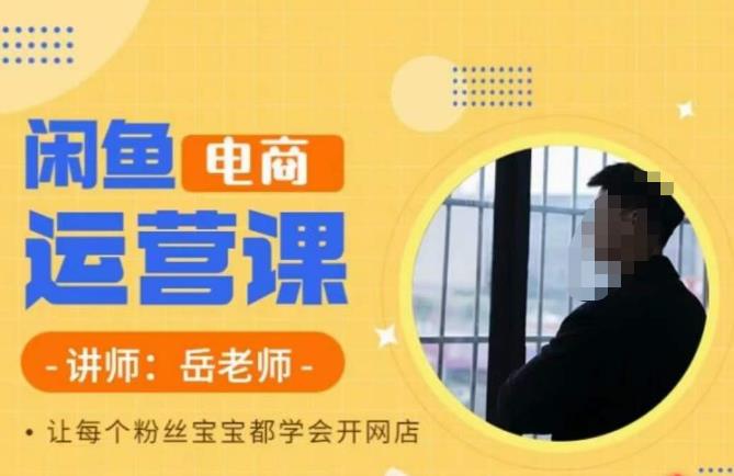 岳老师·闲鱼电商运营课，让每个粉丝宝宝都学会开网店-生财有道
