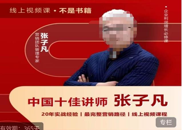 张子凡·20年实战经验，揭秘营销背后的底层逻辑，突破思维局限，从根本上破解营销难题-生财有道