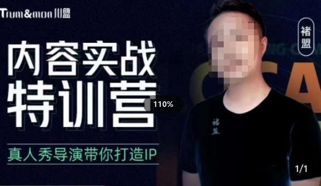 褚盟·内容实战特训营，真人秀导演带你打造探店IP-生财有道