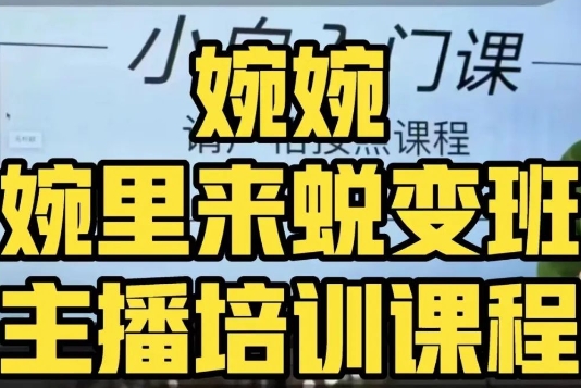 婉婉·婉里来蜕变班（主播课）全方位理解底层逻辑并灵活运用-生财有道