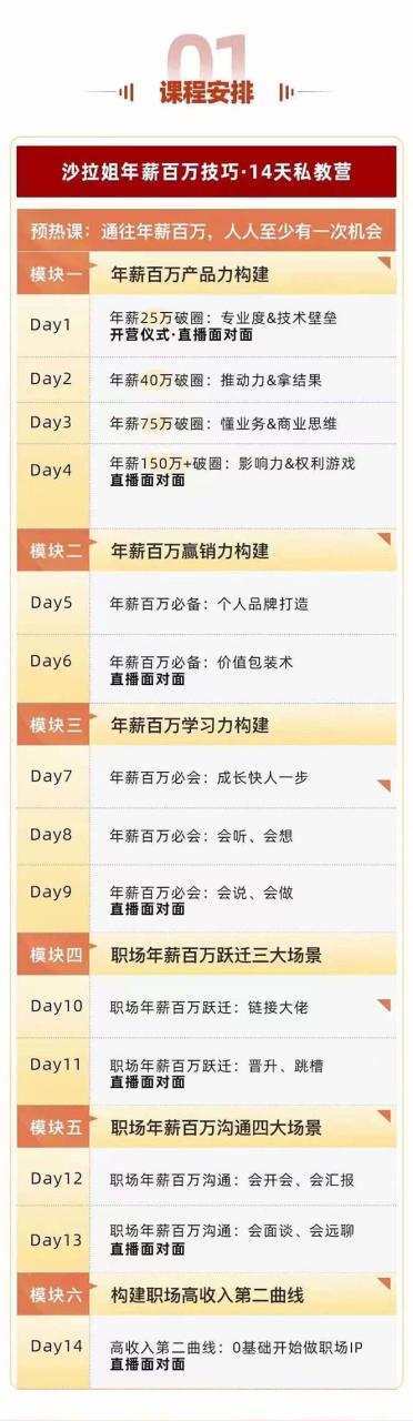 （8006期）通往百万年薪之路·陪跑训练营：职场外挂/年薪百万技巧/职业规划定制/等等-生财有道