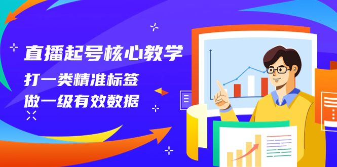 （8021期）直播起号核心教学，打一类精准标签，做一级有效数据（14节课）-生财有道