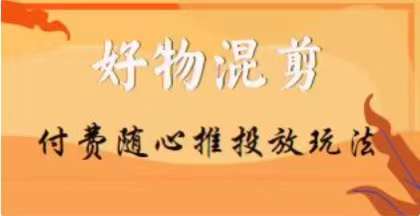 【万三】好物混剪付费随心推投放玩法，随心投放小课抖音教程-生财有道