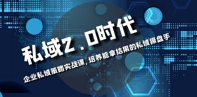 （8291期）私域-2.0时代：企业私域策略实战课，培养能拿结果的私域操盘手-生财有道