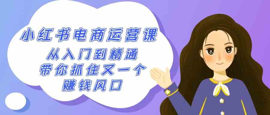 （9053期）2024小红书-电商运营课，从入门到精通，带你抓住又一个赚钱风口（50节课）-生财有道