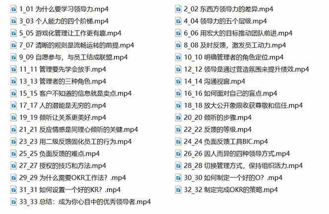 （9124期）管理者必学的领导力课：教你解决团队沟通和激励难题（33节课）-生财有道