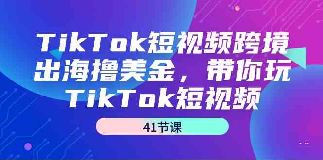 （9155期）TikTok短视频跨境出海撸美金，带你玩TikTok短视频（41节课）-生财有道