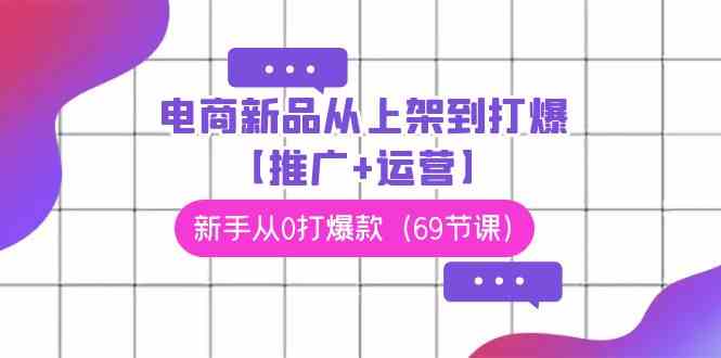 电商新品从上架到打爆【推广+运营】，新手从0打爆款（69节课）-生财有道