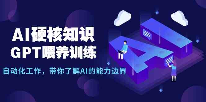 （9425期）AI硬核知识-GPT喂养训练，自动化工作，带你了解AI的能力边界（10节课）-生财有道