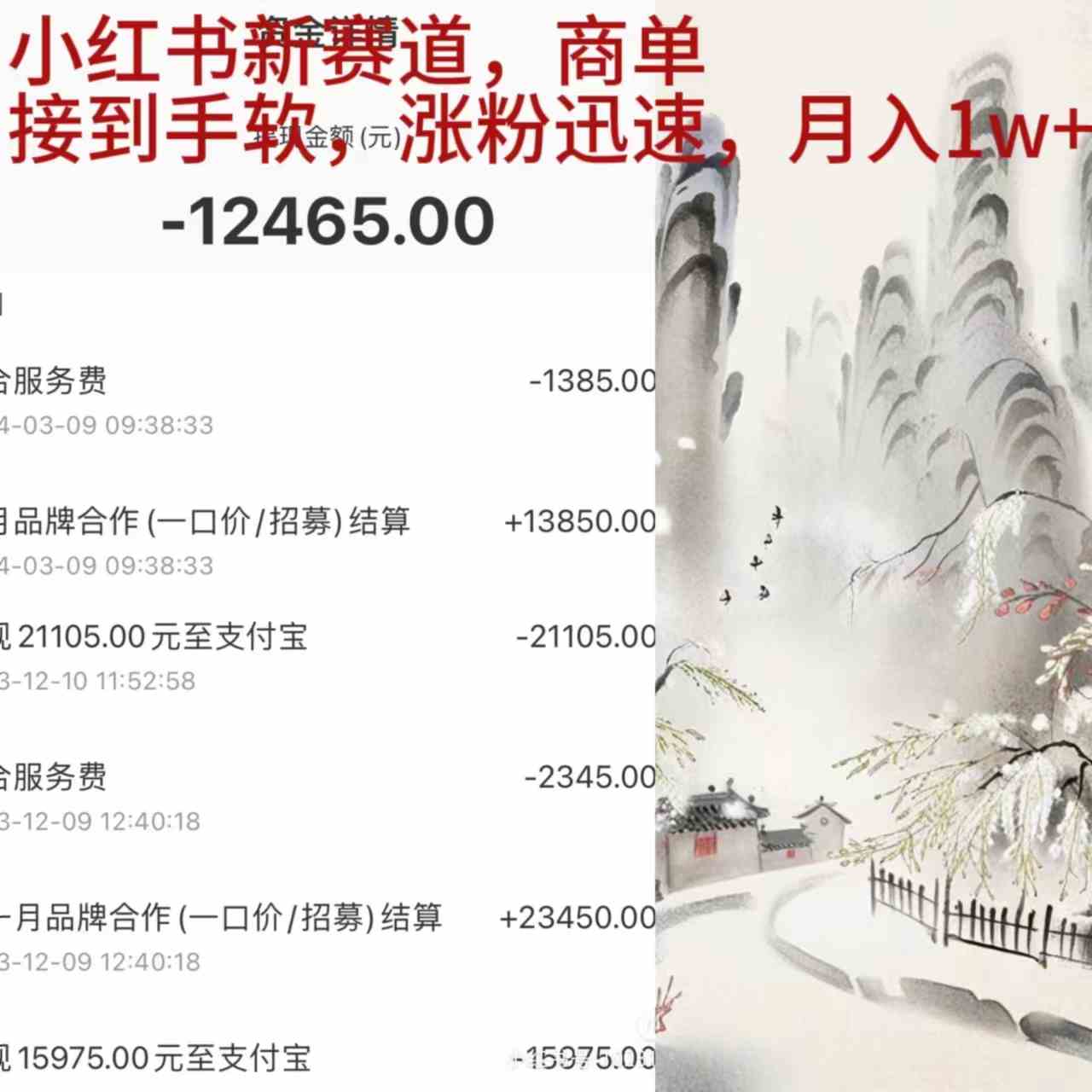 （9476期）小红书新赛道，商单接到手软，涨粉迅速，月入1w+-生财有道