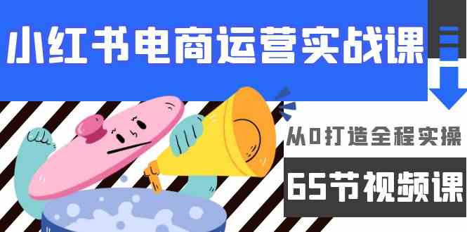 （9724期）小红书电商运营实战课，​从0打造全程实操（65节视频课）-生财有道