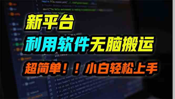 （9745期）新平台用软件无脑搬运，月赚10000+，小白也能轻松上手-生财有道