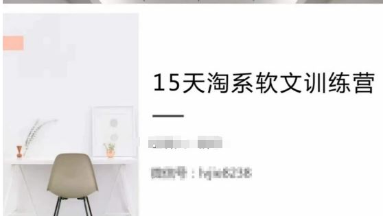 15天淘系软文训练营，跟年入50万的淘系软文导师，学习月收过万的淘系软文-生财有道