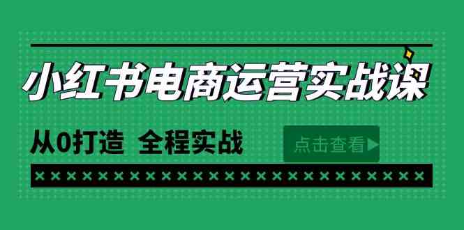 （9946期）最新小红书·电商运营实战课，从0打造  全程实战（65节视频课）-生财有道