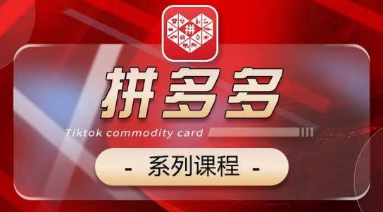 2024拼多多系列课，【基础】【运营】【活动】【推广】【玩法】5大模块-生财有道