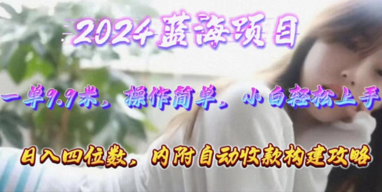 （10204期）年轻群体的蓝海市场，1单9.9元，操作简单，小白轻松上手，日入四位数-生财有道