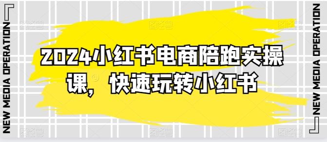 2024小红书电商陪跑实操课，快速玩转小红书，超过20节精细化课程-生财有道