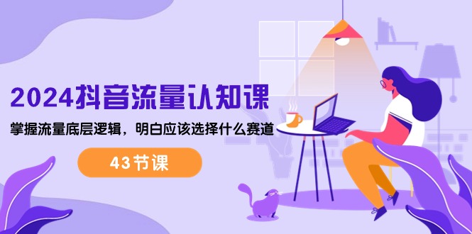 （10713期）2024抖音流量·认知课：掌握流量底层逻辑，明白应该选择什么赛道 (43节课)-生财有道