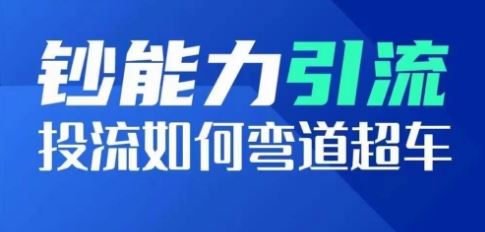 钞能力引流：投流如何弯道超车，投流系数及增长方法，创造爆款短视频-生财有道