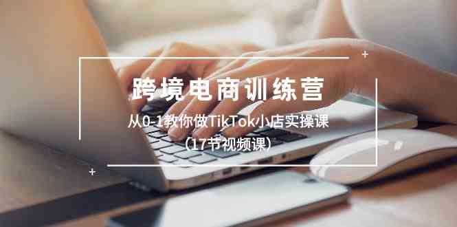 跨境电商训练营：从0-1教你做TikTok小店实操课（17节视频课）-生财有道