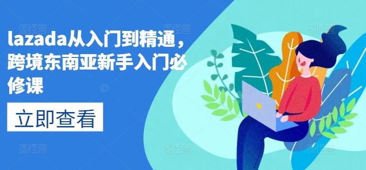 lazada从入门到精通，跨境东南亚新手入门必修课-生财有道