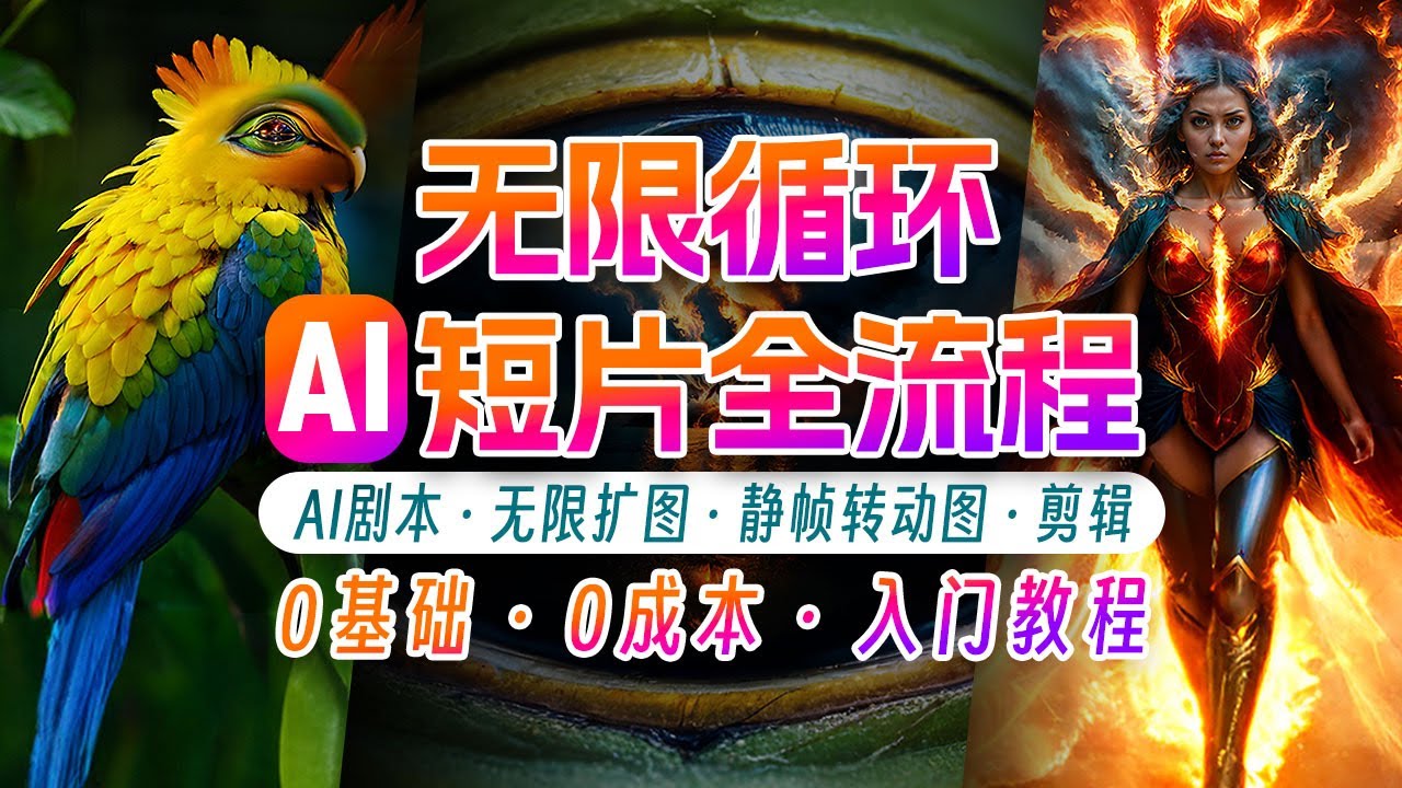 AI剪辑无限循环画面：新手轻松月入上万-生财有道