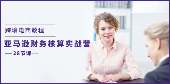 （11706期）跨境电商教程：亚马逊-财务核算实战营（28节课）-生财有道