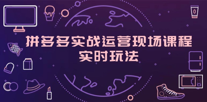 （11759期）拼多多实战运营现场课程，实时玩法，爆款打造，选品、规则解析-生财有道