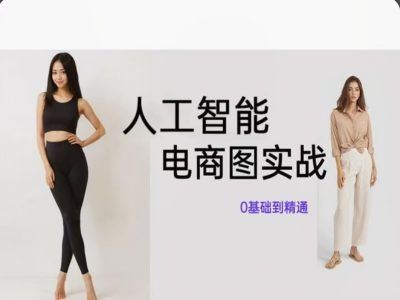 人工智能SD电商图实战，ai绘图0基础到精通-生财有道