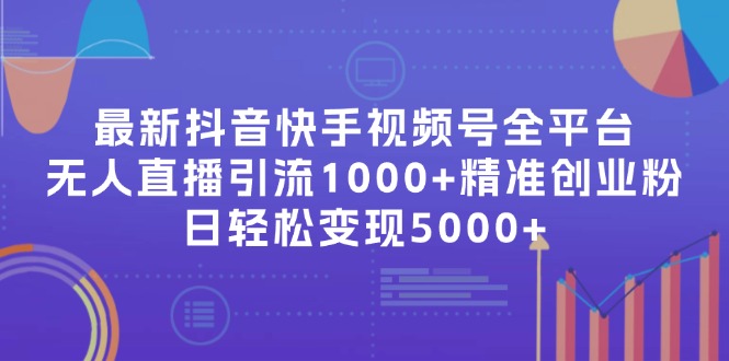 （11970期）最新抖音快手视频号全平台无人直播引流1000+精准创业粉，日轻松变现5000+-生财有道
