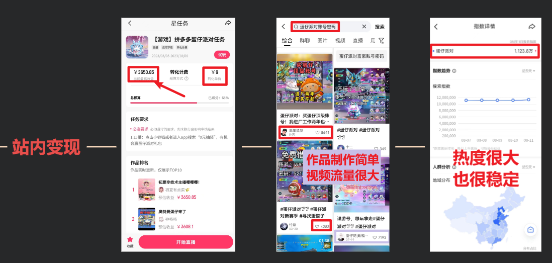 （12118期）蛋仔派对玩法.学会日入三千.磁力巨星跟游戏发行人都能做-生财有道