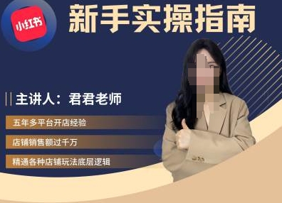 君君-小红书电商从入门到精通，新手实操指南——生财有道创业项目网-生财有道