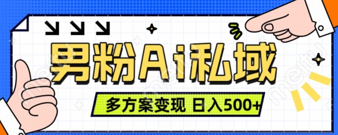 男粉项目，Ai图片转视频，多种方式变现，日入500+——生财有道创业项目网-生财有道