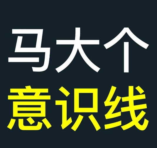 马大个意识线，一门改变人生意识的课程，讲解什么是能力线什么是意识线——生财有道创业项目网-生财有道