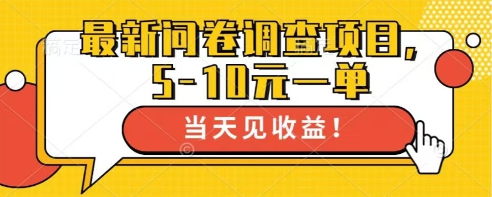 （13167期）最新问卷调查项目，单日零撸100＋_生财有道创业项目网-生财有道