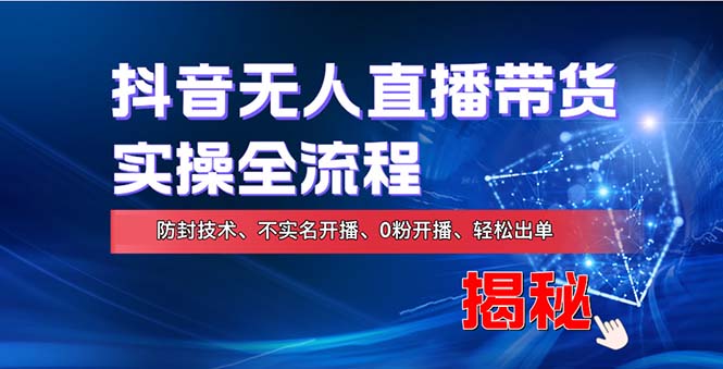 （13001期）在线赚钱新途径：如何用抖音无人直播实现财务自由，全套实操流程，含…_生财有道创业项目网-生财有道