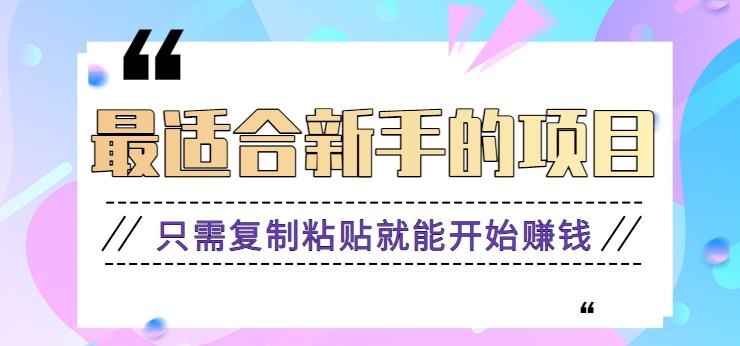 2024最适合新手操作的项目，新手小白只需复制粘贴就能开始赚钱【视频教程+软件】_生财有道创业网-生财有道