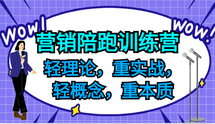 营销陪跑训练营，轻理论，重实战，轻概念，重本质，适合中小企业和初创企业的老板_生财有道创业网-生财有道