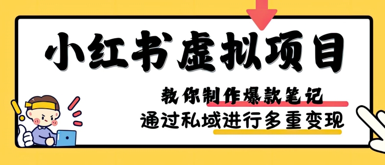 小红书虚拟项目实战，爆款笔记制作，矩阵放大玩法分享_生财有道创业网-生财有道