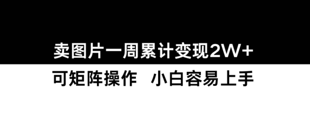 小红书【卖图片】一周累计变现2W+小白易上手_生财有道创业网-生财有道