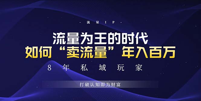 （13433期）未来如何通过“卖流量”年入百万，跨越一切周期绝对蓝海项目_生财有道创业项目网-生财有道