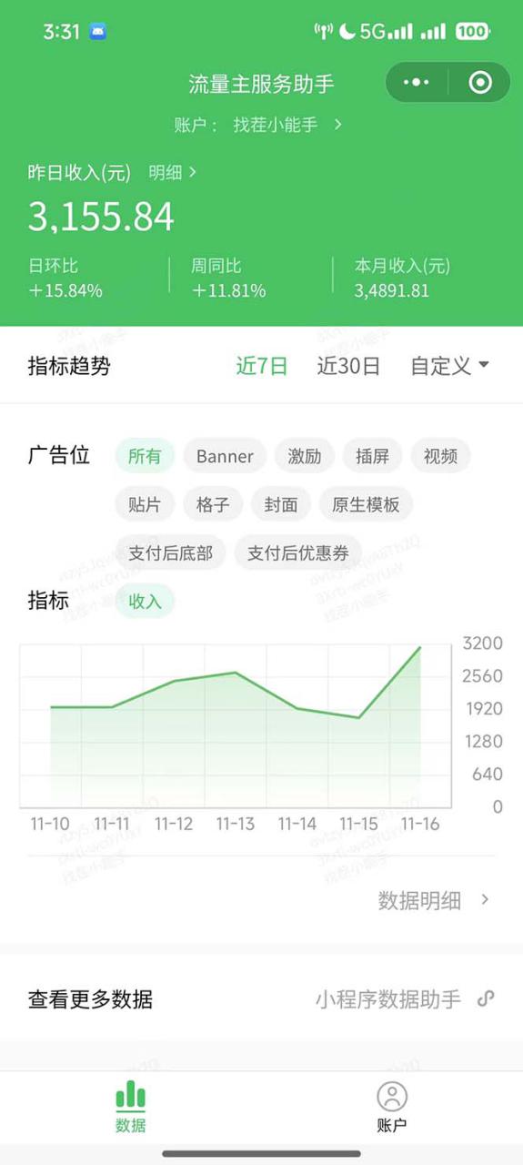 （13362期）微信小程序撸广告6.0升级玩法，全新变现方式，日均收益2000+_生财有道创业项目网-生财有道