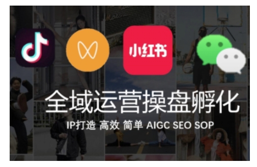 全域运营操盘(抖音+私域+小红书)，IP打造高效简单_生财有道创业网-生财有道