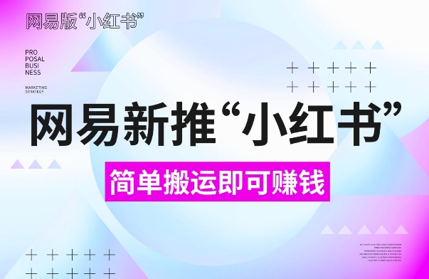 网易官方新推“小红书”，搬运即有收益，新手小白千万别错过(附详细教程)【揭秘】_生财有道创业网-生财有道