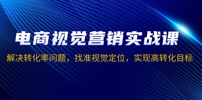 （13786期）电商视觉营销实战课，解决转化率问题，找准视觉定位，实现高转化目标_生财有道创业项目网-生财有道