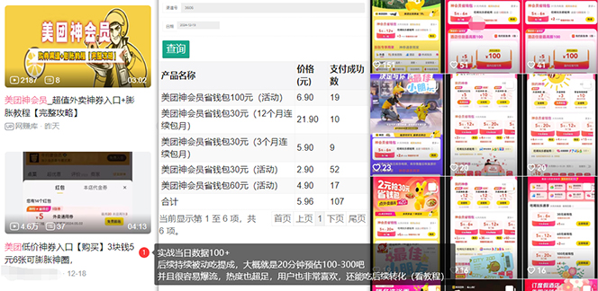 （13751期）美团神券/神会员_入门级教程，外卖券膨胀推广项目【蓝海市场攻略】_生财有道创业项目网-生财有道