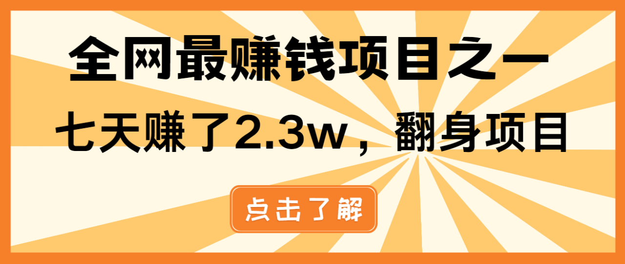 （13674期）小白必学项目，纯手机简单操作收益非常高!年前翻身！_生财有道创业项目网-生财有道