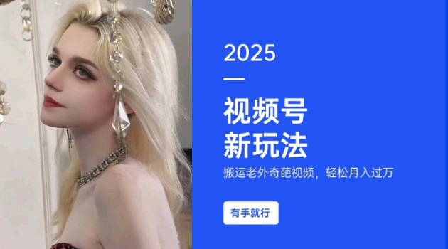 搬运老外奇葩视频，撸视频号分成计划收益，每天只需一小时，新手小白轻松月入过W——生财有道创业项目网-生财有道