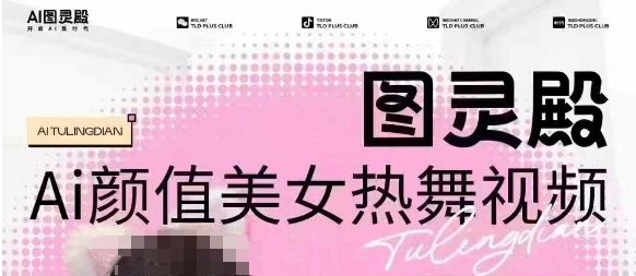 全网首发，原价988图灵殿AI颜值美女热舞视频，云端生图，轻松过原创——生财有道创业项目网-生财有道